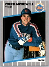 1989 Fleer - #43 Roger McDowell - *Near Mint*