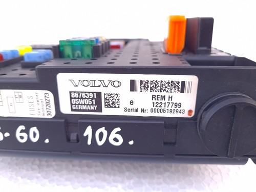 MÓDULO ELECTRÓNICO TRASERO (REM) VOLVO S60 S80 V70 XC70 XC90 8676391 12217799 - Imagen 4 de 6