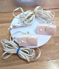 PAIR (2) Biddeford Cannon Sealy TC11BA Heated Electric Blanket Control 4 Prong