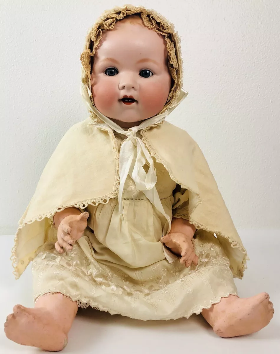 Antique Armand Marseille Doll 26” Bisque Doll Jointed Composition Body