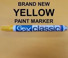 NEW Diagraph GP-X MSP Classic Industrial Xylene Paint Pen Marker - Yellow