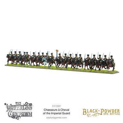 Black Powder Epic Battles: Waterloo - French Chasseurs à Cheval of the Imperial