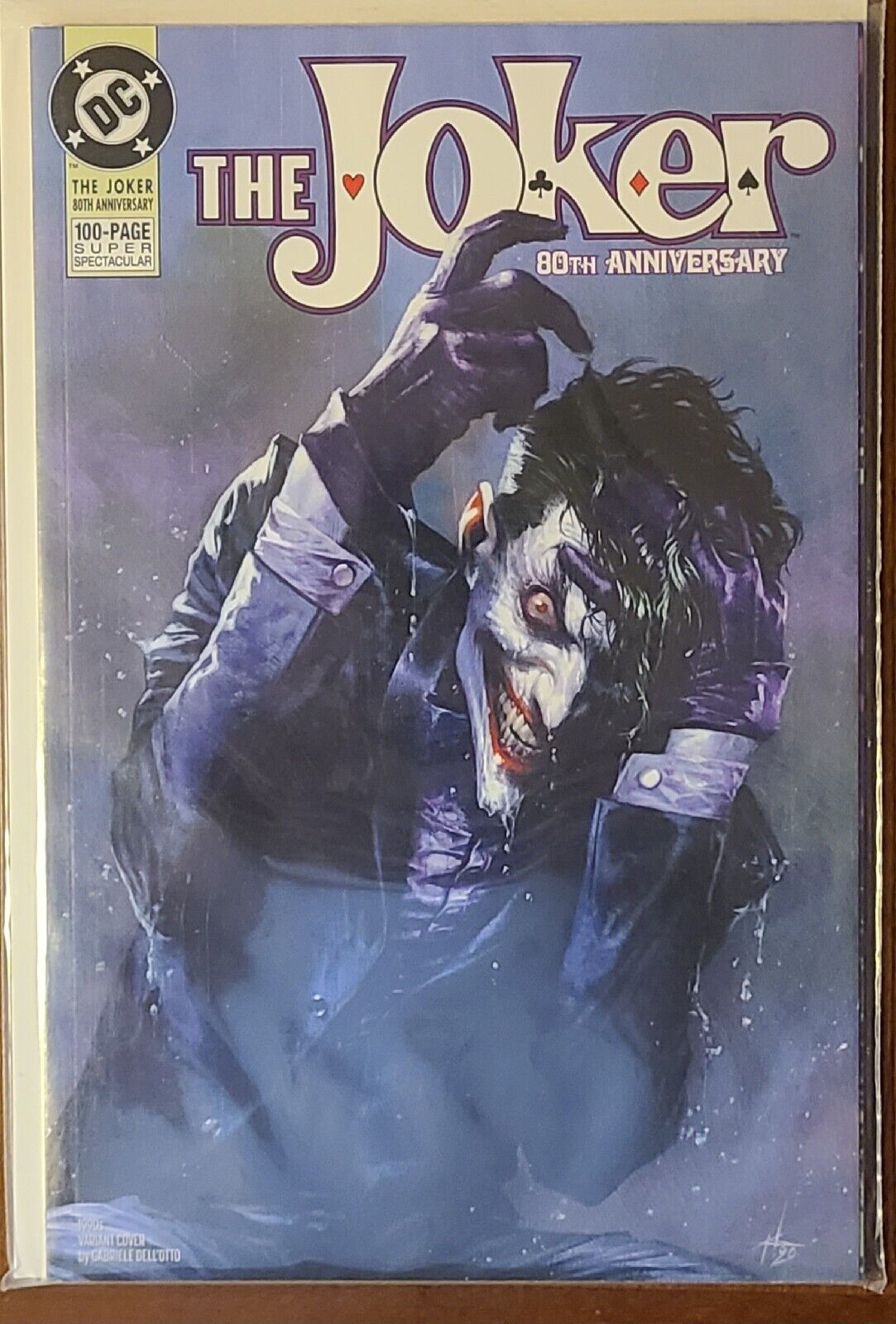 DC Comics Joker: 80th Anniversary 100 Page 90'S VARIANT PUNCHLINE DEL'OTTO NM