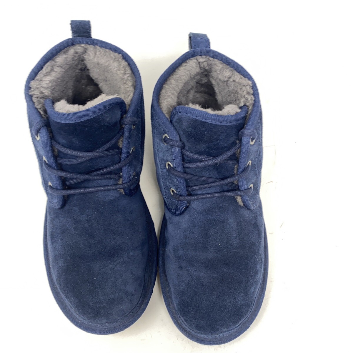 UGG Men’s Sz 11 M 3236 Neumel Suede Blue Chukka Round Toe Boots Shearling Lined s-l1200.jpg main image 3