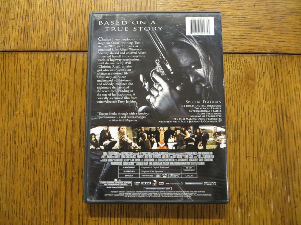 Monster - Charlize Theron, Christina Ricci - 2003 - First Look DVD LIKE NEW!!! - Image 2 of 3