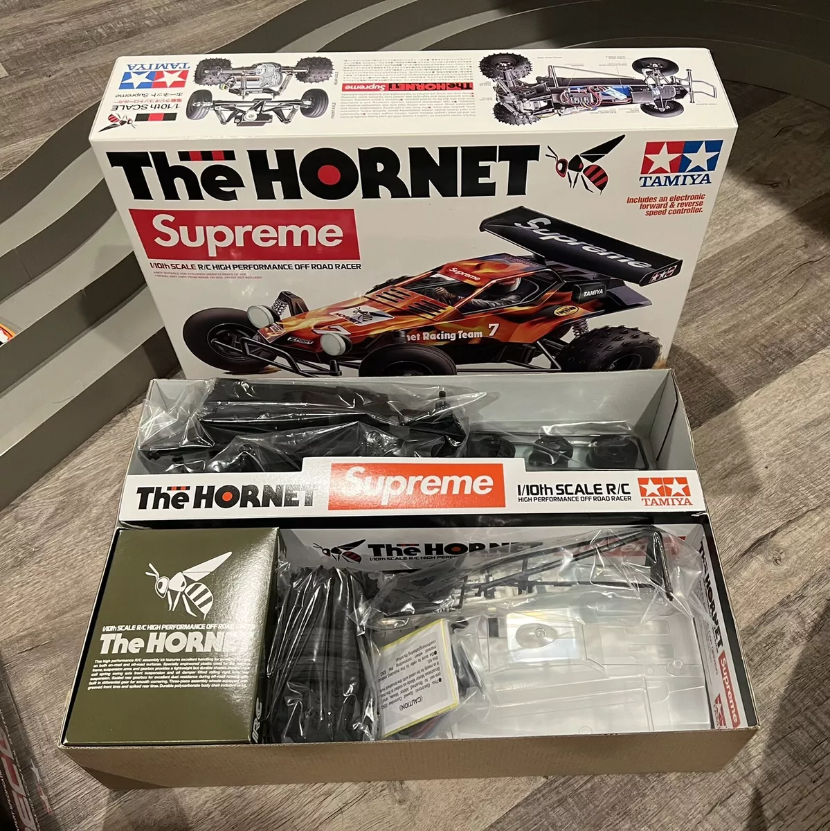 Supreme Tamiya Hornet RC Car Flames - FW18 - US