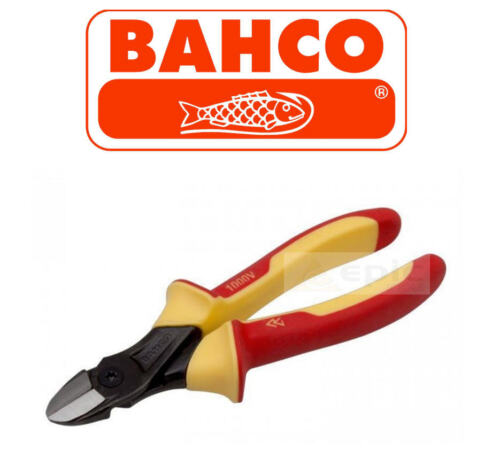 BAHCO ERGO 140mm 5-1/2" VDE Insulated Wire Side Cutter/Cutting Plier, 2101S140 - Afbeelding 1 van 1