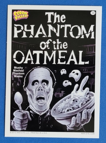 2011 WAX EYE LLC CEREAL KILLERS SERIES 1 NON - STICKER SINGLES @@ PICK ONE @@ - Picture 35 of 56