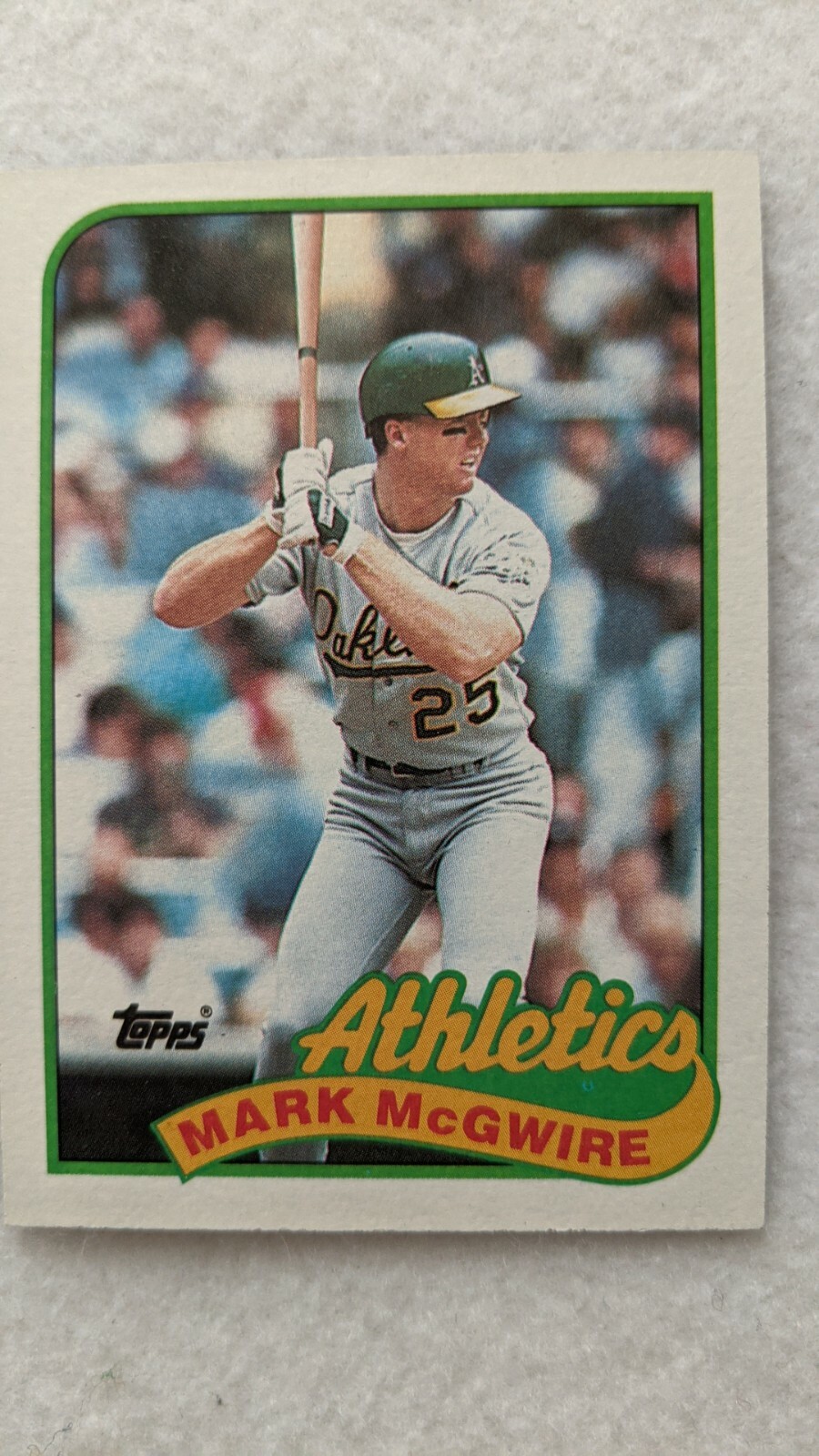 1989 Topps - Mark McGwire #70