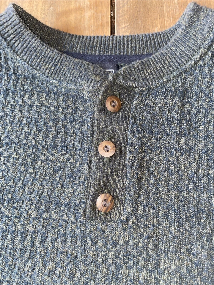 Suéter Henley Botón Hagger Talla XL Foto 2 de 2