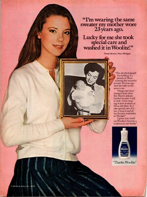 Woolite Original Vintage Print Ad 1983 Special Care