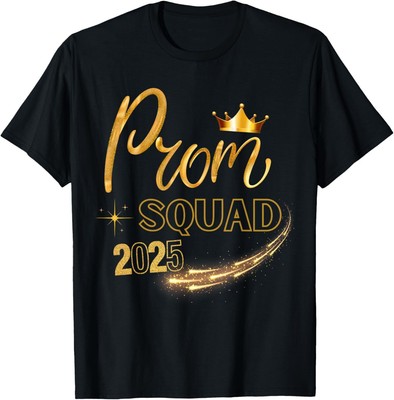 Prom Squad Graduation Class Of 2025 Party Matching Group T-Shirt