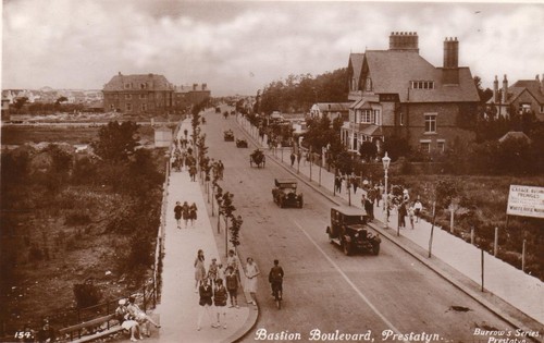 Bastion Boulevard Prestatyn Motor Car RP pc used 1944 Walkden Williams - 第 1/1 張圖片