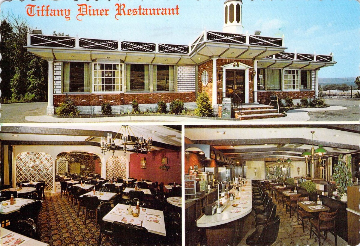 1974 NJ Ramsey Tiffany Retro Diner Restaurant Int Ext MINT