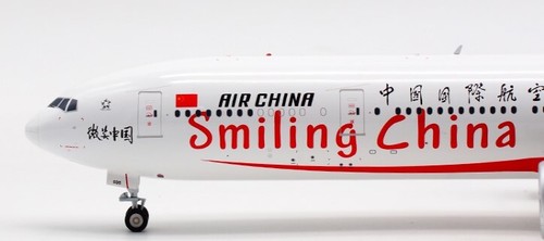 Aviation AIR CHINA per BOEING 777-300ER B-2035 SORRIDENTE CHINA 1/200 modello pressofuso - Foto 6 di 12