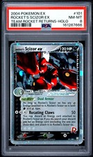 2004 POKEMON EX TEAM ROCKET RETURNS #101 ROCKET'S SCIZOR EX-HOLO PSA 8 on eBay