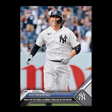 Kyle Higashioka - 2023 MLB Topps Now Card 849 - Print Run: 328 New York Yankees