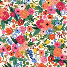 LIMITED STOCK Petite Garden Party Cream Rifle Paper Fabric Floral in Cream