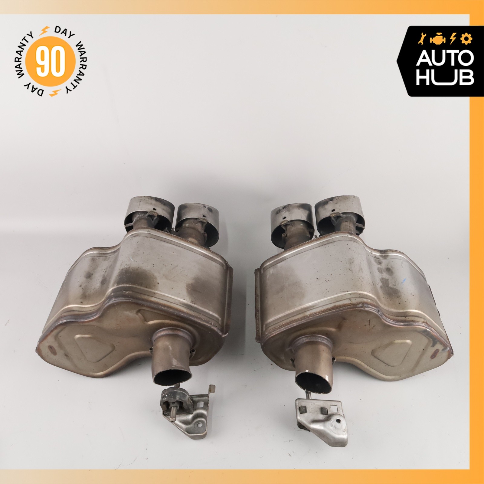 14-18 Maserati Ghibli S Q4 M157 Exhaust Muffler Set 670030855 OEM 82k