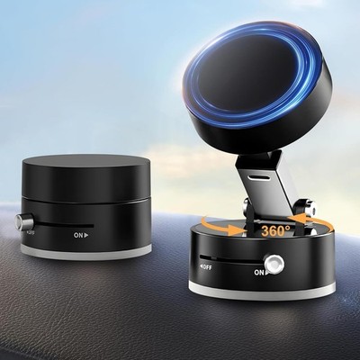 MAGIC JOHN Vakuum Magnetische Handyhalterung Auto, Universal Saugnapf Handyhalte