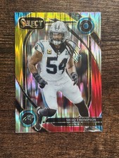 2024 Panini Select - Club Level Shaq Thompson #293 Red & Yellow Shock Prizm