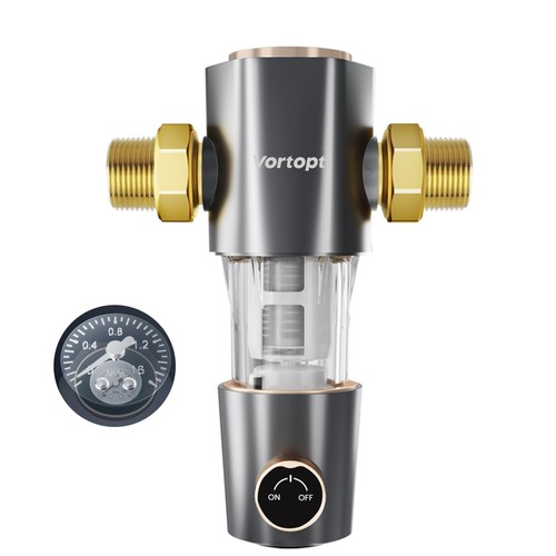 Sediment Filters for Well Water-Automatic Backwash System, Spin Down Sediment...