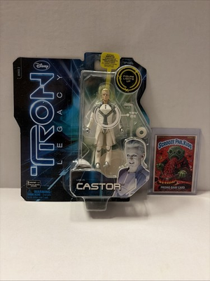 #ad Castor Tron Legacy Action Figure Spin Master 2010 Clean $1100.00