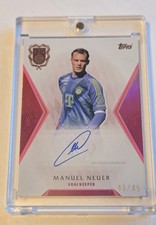 Topps 125 Jahre FC Bayern München Manuel Neuer On Card Auto 49/49 Bookend