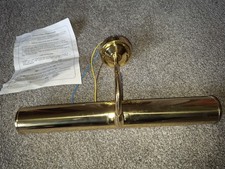 Brass picture wall mount light 35cms adjustable - quality item not cheap replica
