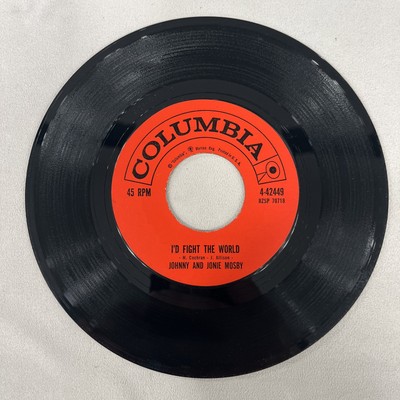 Johnny and Jonie Mosby - I'd Fight the World; The Answer to ''Charlie s Shoes  45