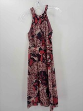 Pre-Owned Tory Burch Purple Size 0 Short Sleeveless Dress