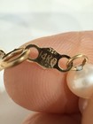 Vtg 14kt Solid Gold #10 3mm Beads & Clasp & Coral/Pearls 20” Necklace By Honora — photo 3