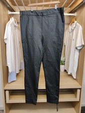 Womens Roman leggings trousers UK 20 black coated BNWT jegging casual stretch