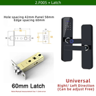 Tuya WiFi Smart Door Lock Fingerprint Keypad APP Card Key IP65 Waterproof