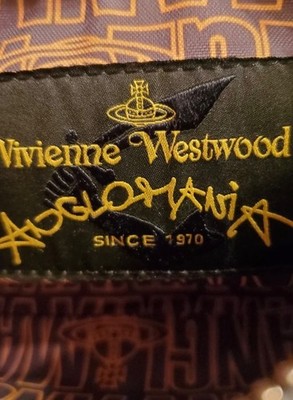 Vivienne Westwood Blue w/ Black Polka-dot Anglomania Messenger