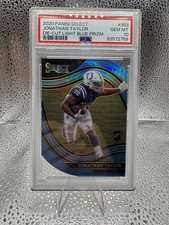 2020 Panini Select Jonathan Taylor #353 Light Blue Prizm Die-Cut Rookie PSA 10
