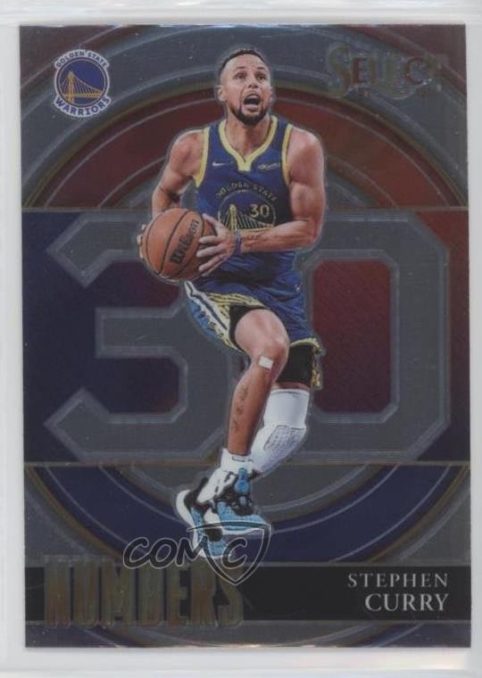 2021-22 Panini Select Select Numbers Stephen Curry #5 1k7n