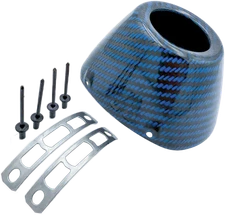 FMF Carbon Cap 4.1 Blue Carbon Offroad Exhaust End Cap - Part 040694