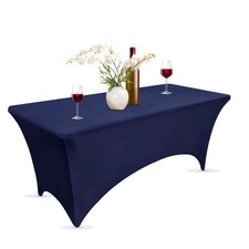4FT Blue table cover for events and markets