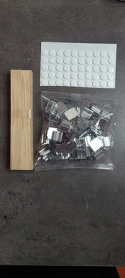 kit création Bougies avec 50 Bases en Métal 50 mèches en bois 50 pastilles - Photo 1/4