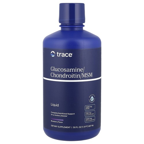 Liquid Glucosamine/Chondroitin/MSM, Blueberry, 30 fl oz (887 ml)