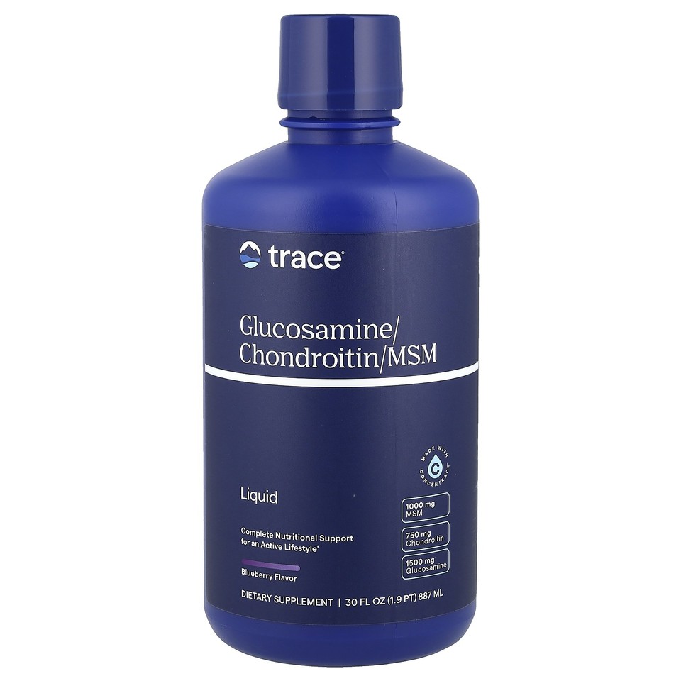 Liquid Glucosamine/Chondroitin/MSM, Blueberry, 30 fl oz (887 ml)
