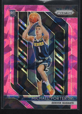 Michael Porter Jr Rookie Card | 2018-19 Prizm Basketball #32 Pink Cracked Ice