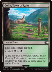 Gohn, Town of Ruin - 278 - Final Fantasy MTG Land
