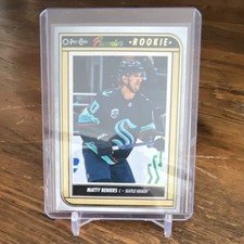 O-Pee-Chee Premier Rookie Matty Beniers #P-84 Seattle Kraken 2022-23 RC