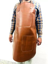 Genuine Leather Apron Chef Butcher Woodworking BBQ Blacksmith Welding Cooking