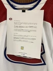 Hockey Jersey 58G Montreal Canadiens goalie Montembeault game worn