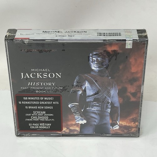 Michael Jackson History 2 CD Past Present & Future Compact Disc See Photos - Picture 1 of 8