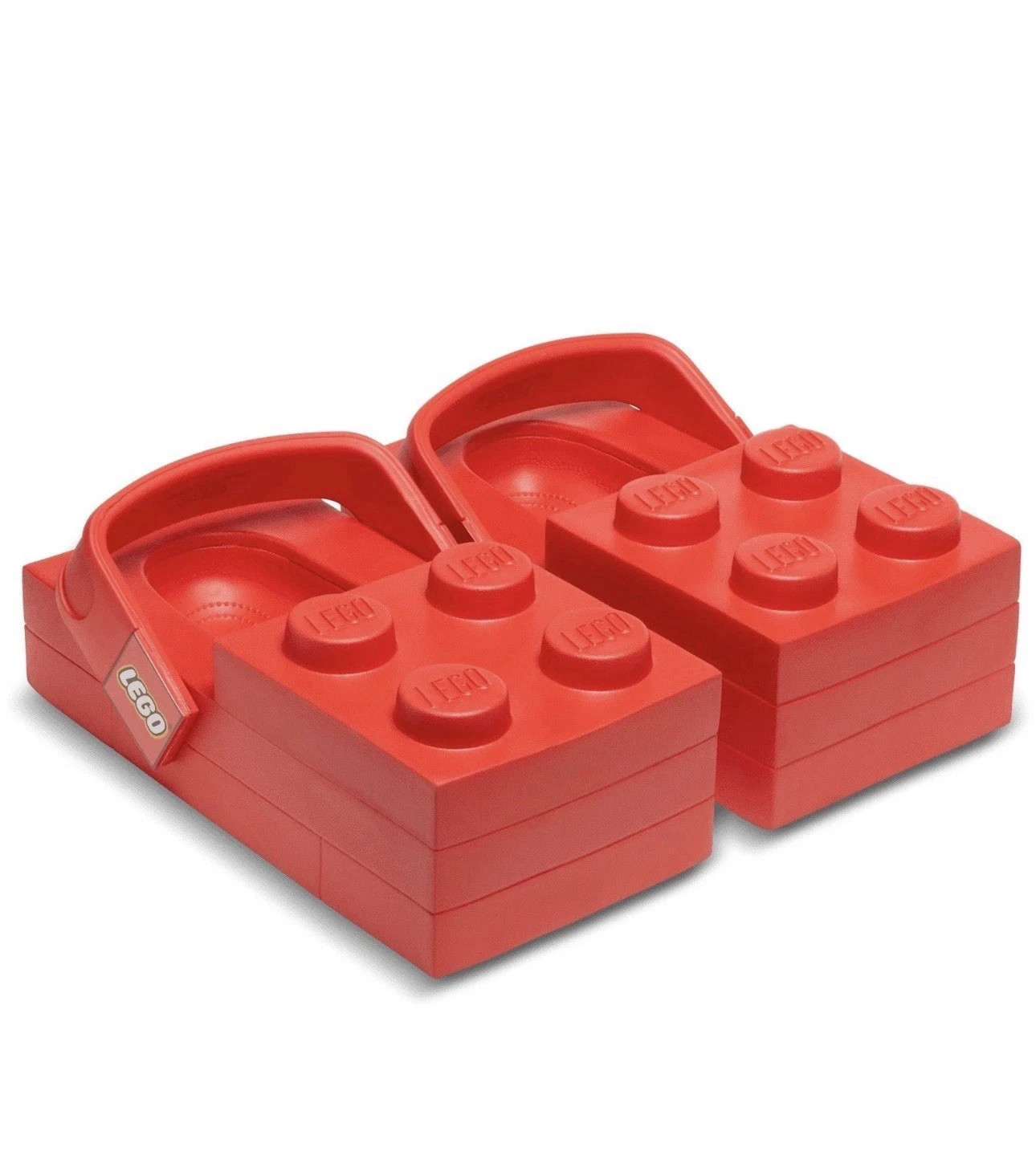 LEGO x Crocs Red Brick Clogs Adult Slip On Shoes Size M9/W11