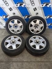 Genuine VW Golf MK4 Bora 6.5 x 16 6 Spoke Alloy Wheels & Tyres - 1J0 601 025 AH